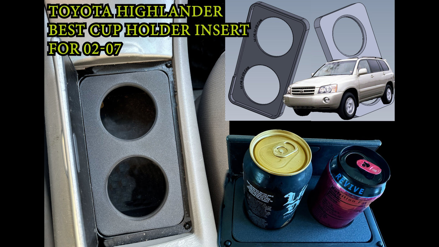 Toyota Highlander Cup Holder Fix (2001–2007) – Center Console Insert Replacement